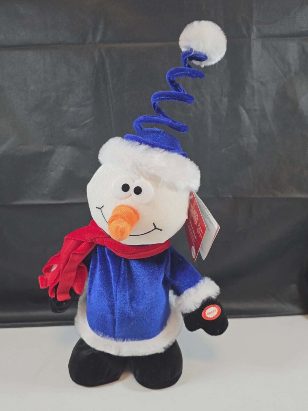 MERRY MOMENTS SNOWMAN JINGLE BELLS PLUSH ANIMATION DANCING SINGING